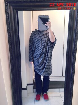 「maRe maRe（マーレマーレ）のアイテム」を使った、sakusakarさん（メンズ・173cm）の春コーディネート