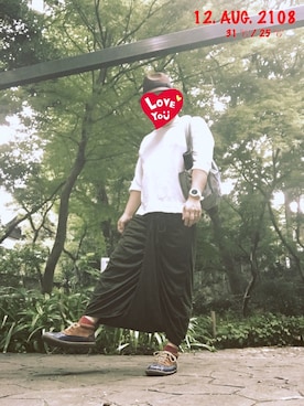 「チャイハネ（チャイハネ）のアイテム（ブーツ）」を使った、sakusakarさん（メンズ・173cm）の夏コーディネート