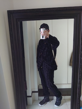 「ASICS（アシックス）のアイテム（スニーカー）」を使った、sakusakarさん（メンズ・173cm）の秋コーディネート