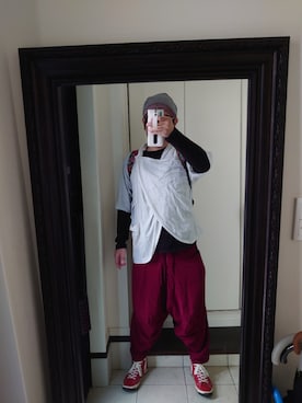 「チャイハネ（チャイハネ）のアイテム（ニットキャップ/ビーニー）」を使った、sakusakarさん（メンズ・173cm）の秋コーディネート