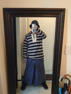 「maRe maRe（マーレマーレ）のアイテム」を使った、sakusakarさん（メンズ・173cm）の秋コーディネート