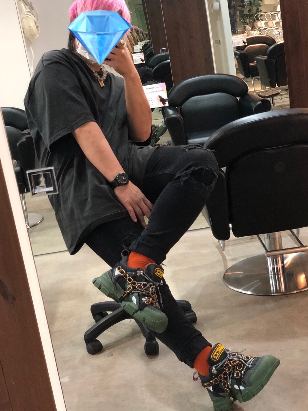 新品　GUCCI リーフ柄 靴ベラ 202107291630181.jpg