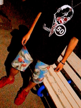 「DUPPIES（ダッピーズ）のアイテム」を使った、APOLLOさん（メンズ・168cm）の夏コーディネート