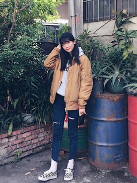 Miさん（レディース・168cm）の冬コーディネート