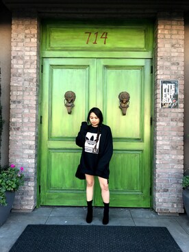 Nicolleさん（レディース・155cm）の冬コーディネート