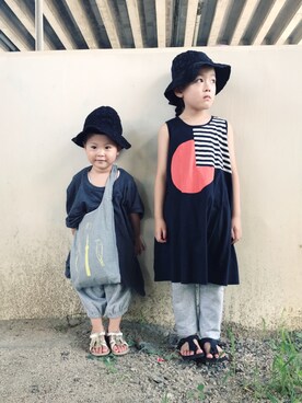 riccarinさん（キッズ・110cm）の夏コーディネート