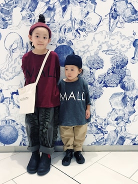 「JAyco（ジャイコ）のアイテム」を使った、riccarinさん（キッズ・110cm）の秋コーディネート