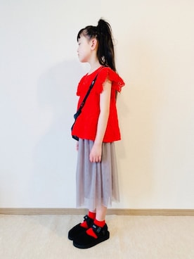 「suicoke（スイコック）のアイテム」を使った、riccarinさん（キッズ・130cm）の夏コーディネート