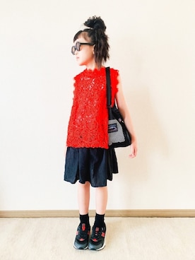 riccarinさん（キッズ・131cm）の夏コーディネート