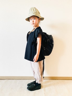 「ARC'TERYX（アークテリクス）のアイテム」を使った、riccarinさん（キッズ・131cm）の夏コーディネート