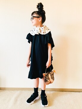 「merry jenny（メリージェニー）のアイテム」を使った、riccarinさん（キッズ・131cm）の夏コーディネート