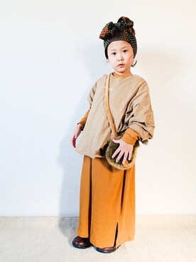 riccarinさん（キッズ・131cm）の秋コーディネート