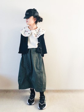 「merry jenny（メリージェニー）のアイテム」を使った、riccarinさん（キッズ・133cm）の秋コーディネート