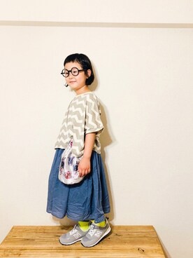 riccarinさん（キッズ・137cm）の春コーディネート