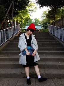 VINTAGE | ペンドルトンのシャツをリメイクして作られたもの。ショルダーバッグの紐をしまってクラッチバッグに。(クラッチバッグ)