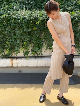 「CAMINANDO（カミナンド）のアイテム」を使った、nano・universe ルミネ北千住 Womensさん（レディース・166cm）の夏コーディネート