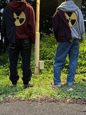 「Gosha Rubchinskiy（ゴーシャラブチンスキー）のアイテム（パンツ）」を使った、tapioさん（メンズ・178cm）の夏コーディネート