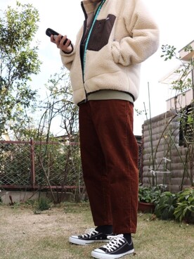 「NINE（ナイン）のアイテム」を使った、きょろさん（メンズ・171cm）の冬コーディネート