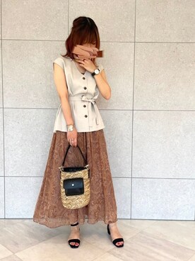 miho.kさん(レディース・158cm)の春コーディネート