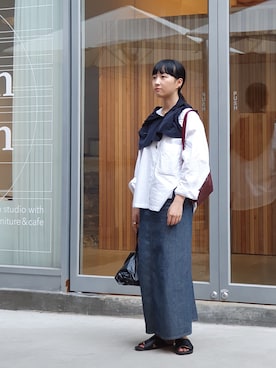 「COS（コス）のアイテム（その他アウター）」を使った、futuredさん（レディース・159cm）の夏コーディネート