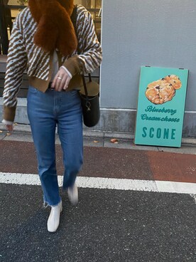 「アニマル」｜「アイテム（ブーツ）」を使った、eriさん（レディース・158cm）の冬コーディネート