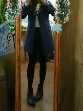 「Anello」｜「アイテム（トレンチコート）」を使った、ranyukiさん（レディース・165cm）の冬コーディネート