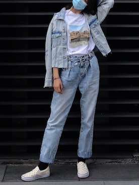 「PULL&BEAR（プルアンドベア）のアイテム（ジャケット/アウター）」を使った、sandyanさん（レディース・162cm）の冬コーディネート