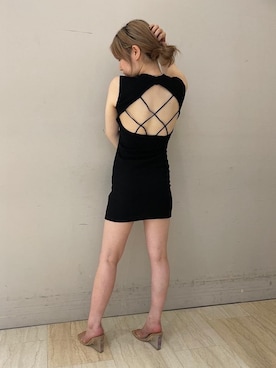 「ミニワンピ」｜kaoriさん（レディース・156cm）の夏コーディネート