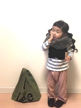 Neneneさん（キッズ・90cm）の冬コーディネート