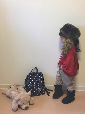 Neneneさん（キッズ・90cm）の秋コーディネート