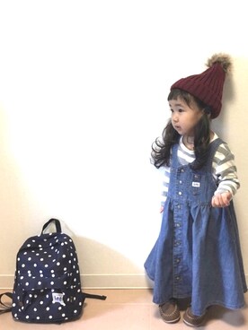 Neneneさん（キッズ・90cm）の秋コーディネート