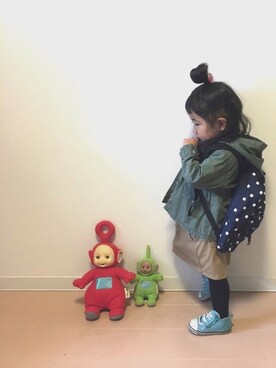 Neneneさん（キッズ・80cm）の秋コーディネート