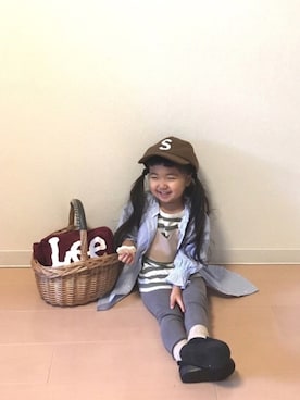 Neneneさん（キッズ・90cm）の春コーディネート