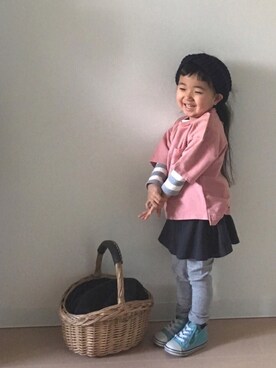Neneneさん(キッズ・90cm)の春コーディネート