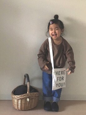 Neneneさん（キッズ・90cm）の春コーディネート