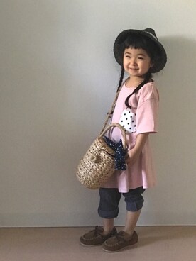 Neneneさん（キッズ・90cm）の夏コーディネート