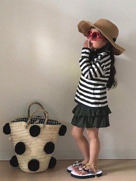 Neneneさん(キッズ・90cm)の夏コーディネート