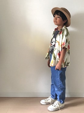 「アロハ部2018」｜Neneneさん（キッズ・120cm）の夏コーディネート