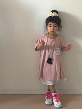 Neneneさん（キッズ・90cm）の夏コーディネート