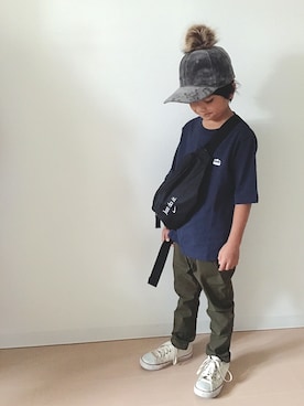 Neneneさん（キッズ・120cm）の夏コーディネート