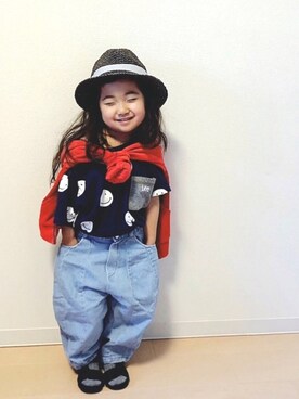 Neneneさん（キッズ・100cm）の春コーディネート