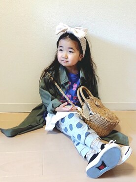 Neneneさん（キッズ・100cm）の春コーディネート