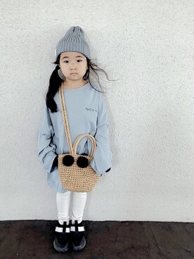 Neneneさん（キッズ・100cm）の秋コーディネート