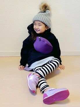 Neneneさん（キッズ・100cm）の秋コーディネート