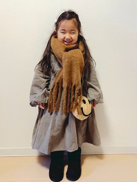 Neneneさん（キッズ・100cm）の冬コーディネート