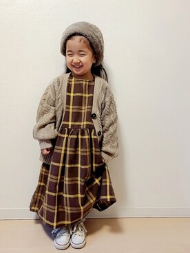 Neneneさん（キッズ・100cm）の冬コーディネート