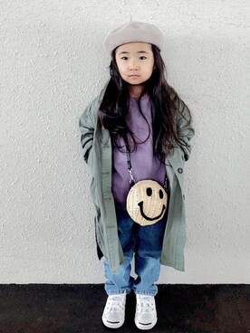 Neneneさん（キッズ・100cm）の冬コーディネート