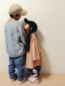 Neneneさん（キッズ・100cm）の春コーディネート