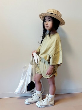 Neneneさん（キッズ・110cm）の春コーディネート