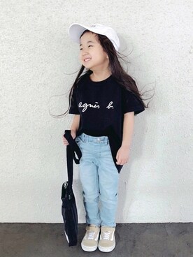 Neneneさん（キッズ・110cm）の夏コーディネート